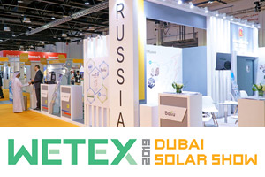 Russian exposition at WETEX and Dubai Solar Show 2019